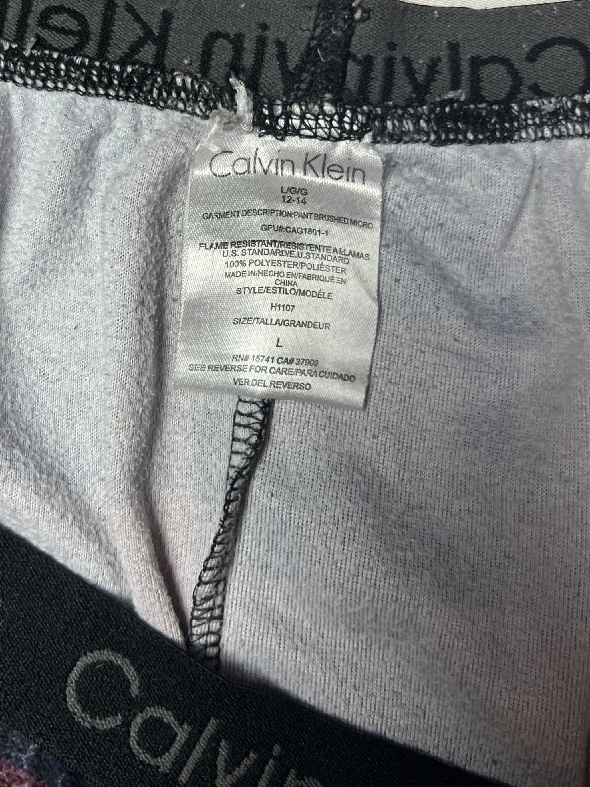 Calvin Klein Pyžamové Kalhoty
